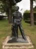 and  Bronzeof Douglas Bader, who flew his last mission from Goodwood Airfield.